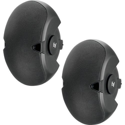Electro-Voice Electro-Voice EVID-6.2T 2 x 6in 2-Way Surface Speaker (Pair) - 70/100V - Black