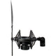 SE Electronics ISOPACK Shockmount and Pop Filter for X1 Series and SE2200 – three-quarter left view