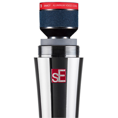 SE Electronics V7/CHROME Studio-grade Handheld Microphone Supercardioid in Chrome – detail view