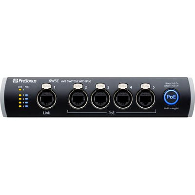 PreSonus SW5E 5-Port Avb Switch With PoE