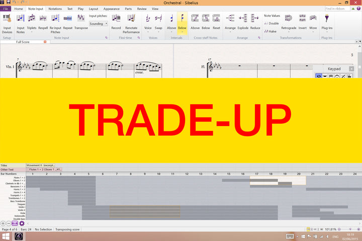 Avid Sibelius Ultimate 1Y Subscription TRADE-UP
