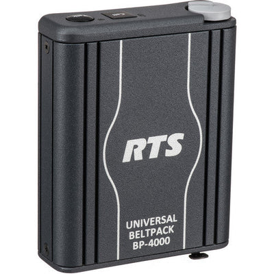 RTS BP-4000-A4M 1-Channel Portable Beltpack Headset with Autosensing (A4M)