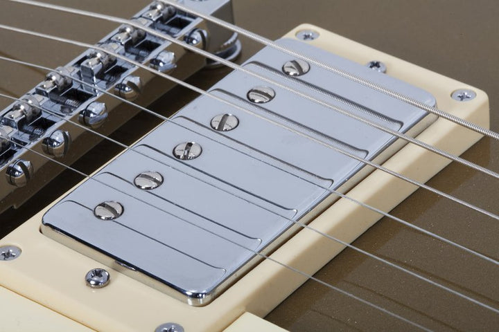 Schecter Corsair Electric Guitar (Gold Top)