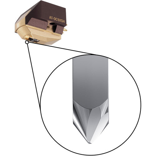 Audio-Technica AT-OC9XSH Dual Moving Coil Cartridge (Shibata Stylus) -Brown