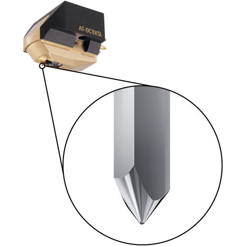 Blackout Audio AT-OC9XSL Dual Moving Coil Cartridge (Special Line Contact Stylus) - Black