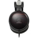 Blackout Audio ATH-AWKT Audiophile Closed-Back Dynamic Wooden Headphones - Striped Ebony