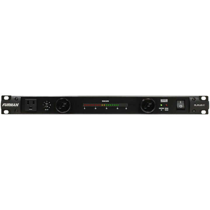 Furman 15A Power Conditioner with 9 Outlets/LED/Voltmeter