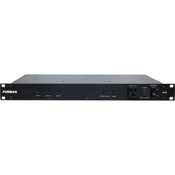 Furman Merit Series M-8S Power Sequencer for Inrush Current Protection