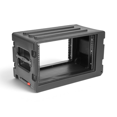 SKB SKB 1SKB-R6SW 6U rSeries Shallow Rolling Rack (Black) - Racks
