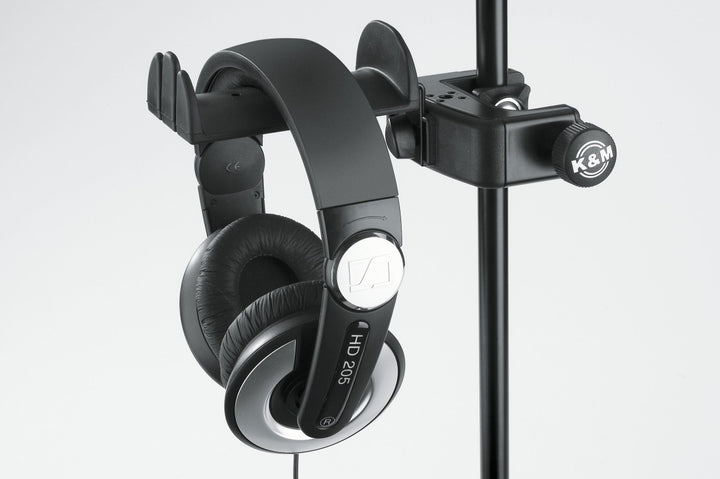 K&M K&M 16085 Black Headphone Holder