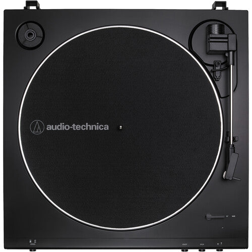 Audio-Technica AT-LP60XBT-USB-BK Fully Automatic Two-Speed Stereo Turntable With Bluetooth & USB (Black) (Open Box, Brand New)