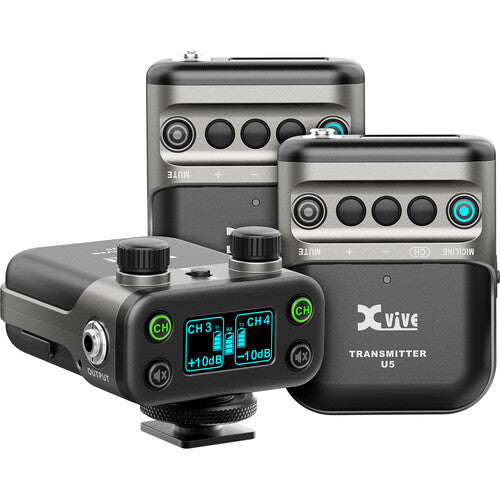 Xvive XVIVE-U5ST2 Wireless Audio for Video System - Two-Pack - Microphones