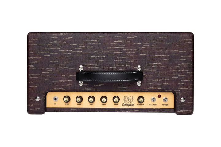 Supro Delegate Custom 25W 1x12 Tube Combo Amp (Burgundy Scandia)