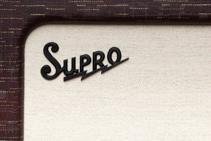 Supro Delegate Custom 25W 1x12 Tube Combo Amp (Burgundy Scandia)