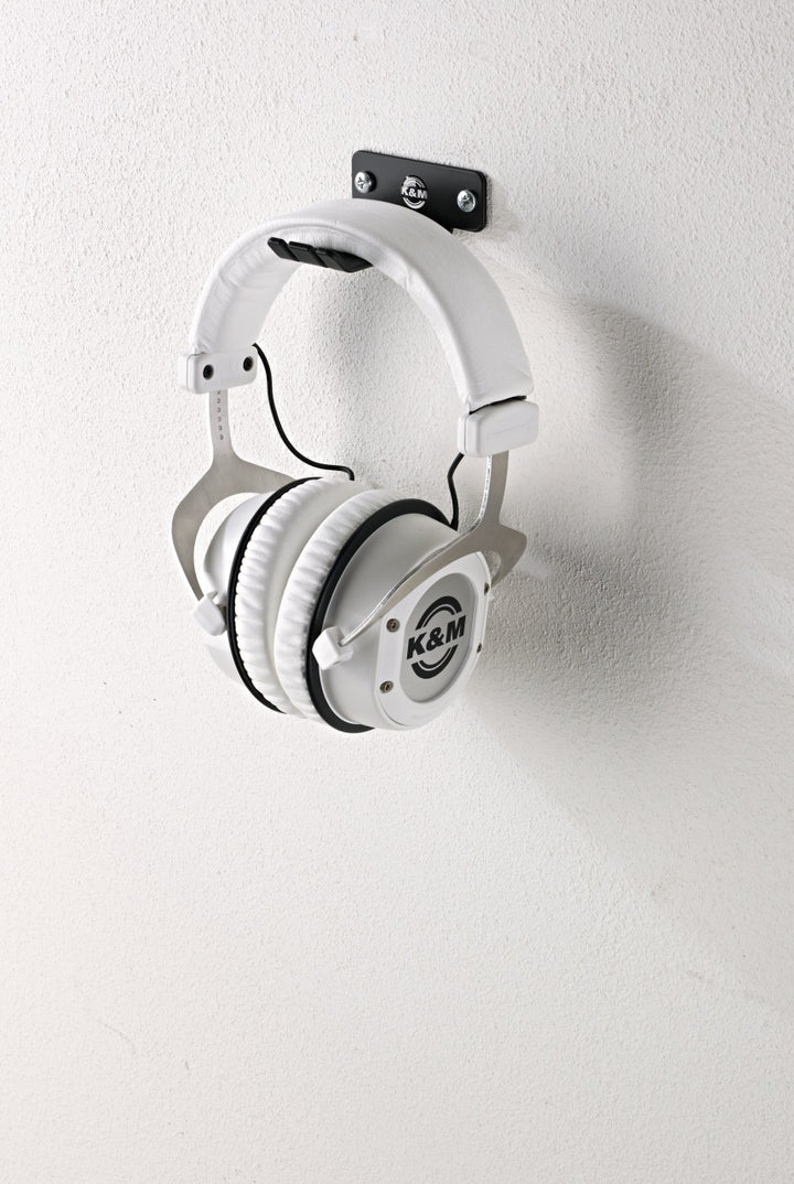 K&M K&M 16311-BLACK Headphone Wall Mount