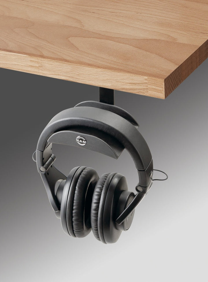 K&M K&M 16330 Black Headphone Holder