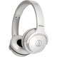 Audio-Technica ATH-S220BT Consumer Wireless On-Ear Headphones (White)