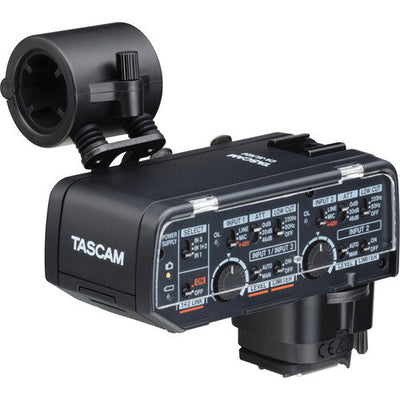Tascam CA-XLR2d-AV XLR Microphone Adapter Kit for DSLR Cameras