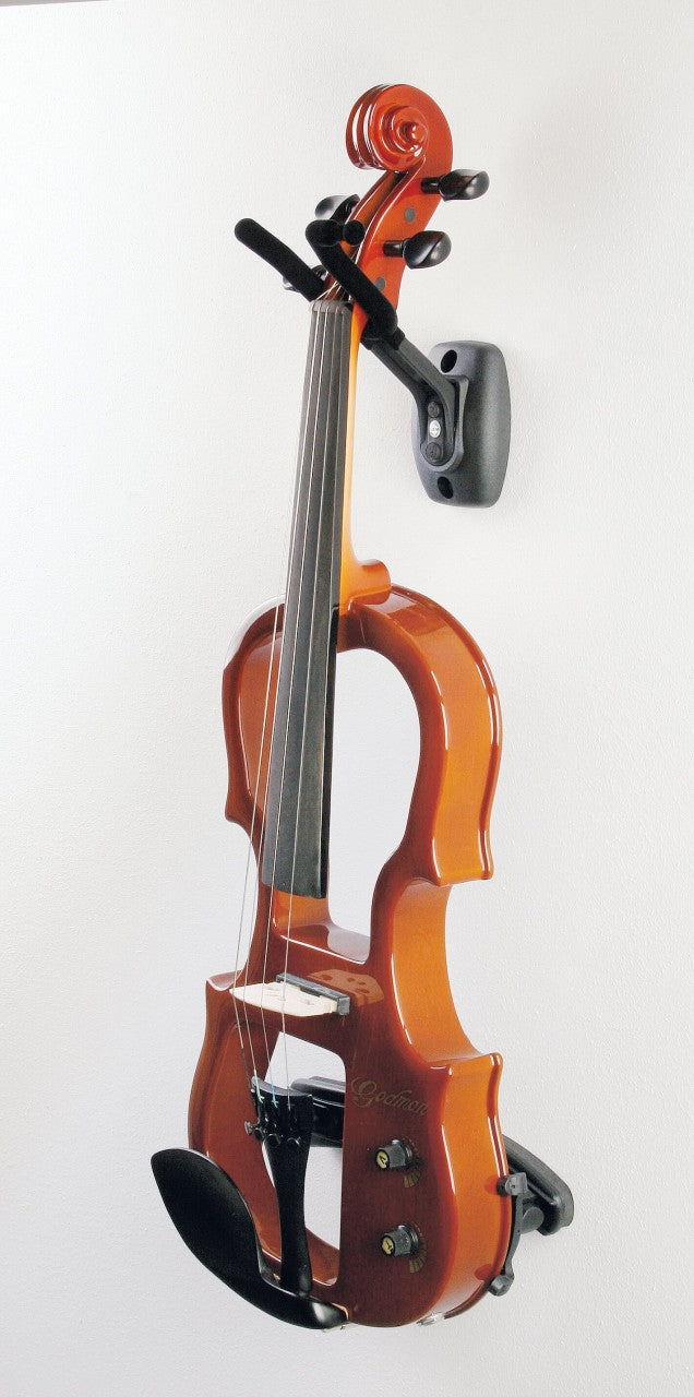 K&M K&M 16580 Black Violin Wall Mount
