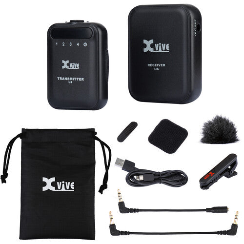 Xvive XVIVE-U6 Compact Wireless Mic System for Video - Microphones