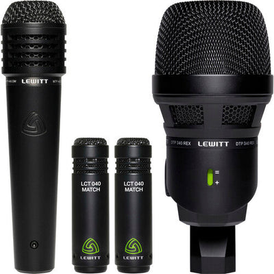 Lewitt BEATKIT 4-piece drum microphone set: 1x DTP340REX