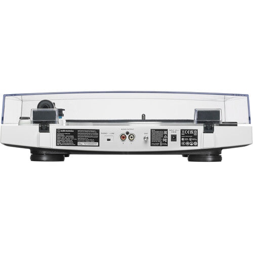 Audio-Technica AT-LP3XBT Fully Automatic Bluetooth Belt-Drive Stereo Turntable (White)