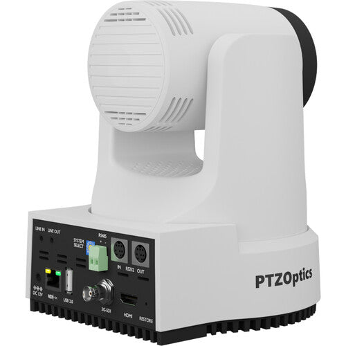 PTZOptics PTZOptics PT12X-4K-WH-G3-TAA Move 4K SDI/HDMI/USB/IP PTZ Camera With 12x Optical Zoom (White) - PTZ Cameras