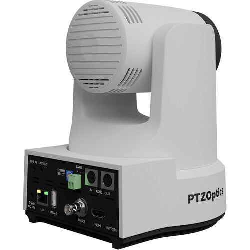 PTZOptics PTZOptics PT20X-LINK-4K-WH-TAA Link 4K SDI/HDMI/USB/IP PTZ Camera With 20x Optical Zoom (White) - PTZ Cameras