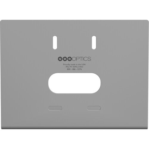 PTZOptics PTZOptics PT-WM-3-WH Large Universal Rounded Nose Wall Mount (White) - PTZ Camera Accessories