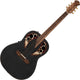 Ovation Adamas 1687GT Deep Non-Cutaway Acoustic-Electric Guitar (Black)