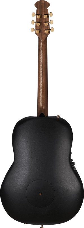 Ovation Adamas 1687GT Deep Non-Cutaway Acoustic-Electric Guitar (Black)