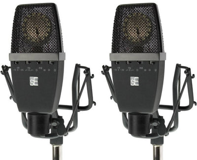 SE Electronics SE4400ASP Factory Matched Pair of sE4400A with Mounting and Case – front view