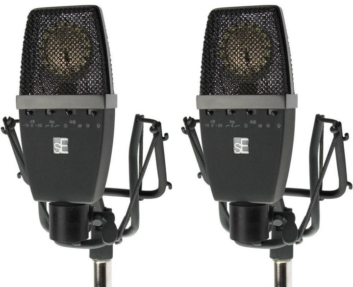 SE Electronics SE4400ASP Factory Matched Pair of sE4400A with Mounting and Case – front view