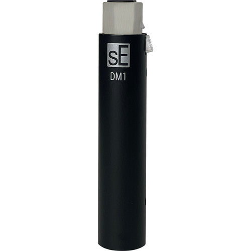 SE Electronics DM1BLACK Dynamite Active In-line Microphone Preamp with 28dB Gain in Black – front view