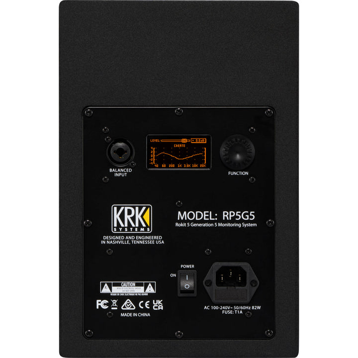 KRK KRK Rokit 5 G5 Powered Studio Monitor with DSP Voicing Modes (5")