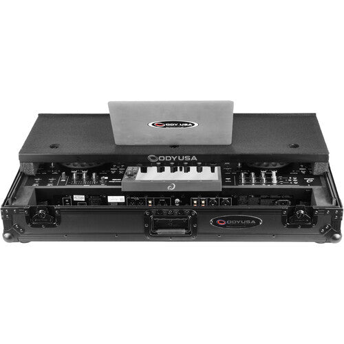 Odyssey Odyssey FZGSXDJAZWBL Glide-Style Flight Case for AlphaTheta XDJ-AZ - Black, Wheels - Cases & Transport Accessories