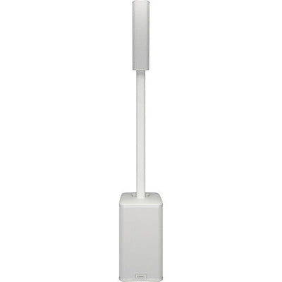 QSC KC12-WH Active 3-Way Column Loudspeaker System with Bluetooth (White) - 12"