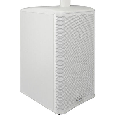 QSC QSC KC12S 3000W 12" Active Column Subwoofer (White)