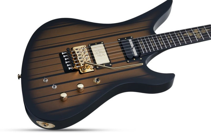 Schecter Synyster Custom-S Electric Guitar (Satin Gold Burst)