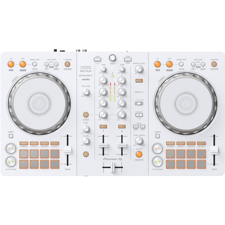 Pioneer DJ Pioneer DJ DDJ-FLX4 2-Channel DJ Controller (White)
