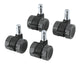 K&M K&M 17510 BLACK Guardian Casters