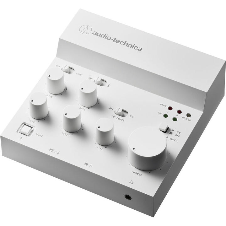 Audio-Technica AT-UMX3 Livestreaming USB Audio Mixer (White)
