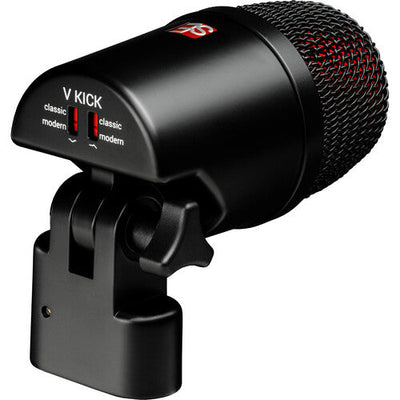 SE Electronics VKICK/BLK Kick Drum Microphone with Classic & Modern Voices Supercardioid - Black – front view