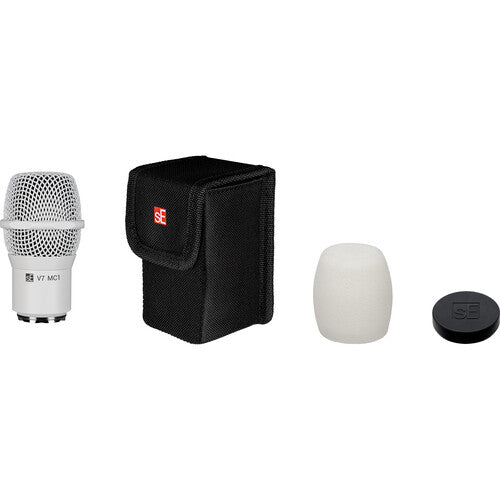 SE Electronics V7MC1WHMP3 V7 Mic Capsule for Shure Wireless in White w/Pouch – detail view
