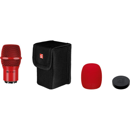 SE Electronics V7MC2RDMP3 V7 Mic Capsule for Sennheiser Wireless in Red w/Pouch – detail view