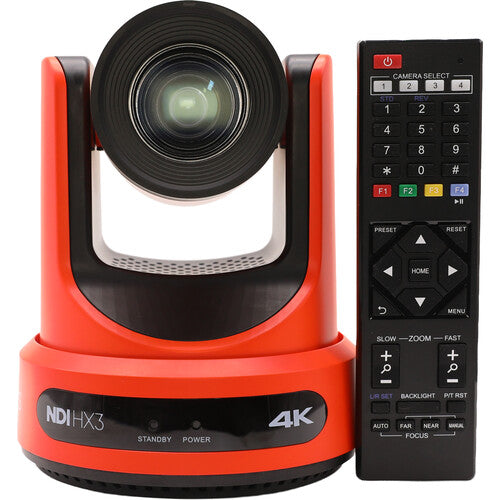 PTZOptics PTZOptics PT20X-4K-RD-G3-TAA Move 4K SDI/HDMI/USB/IP PTZ Camera With 20x Optical Zoom (Red) - PTZ Cameras