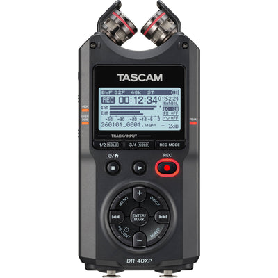 Tascam Tascam DR-40XP 4-Channel 32-Bit Float Portable Field Recorder with USB-C Interface
