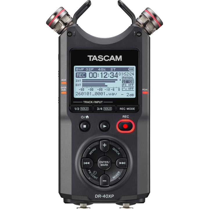 Tascam Tascam DR-40XP 32-Bit Float 4-Track Audio Recorder / USB Interface - Audio Interfaces