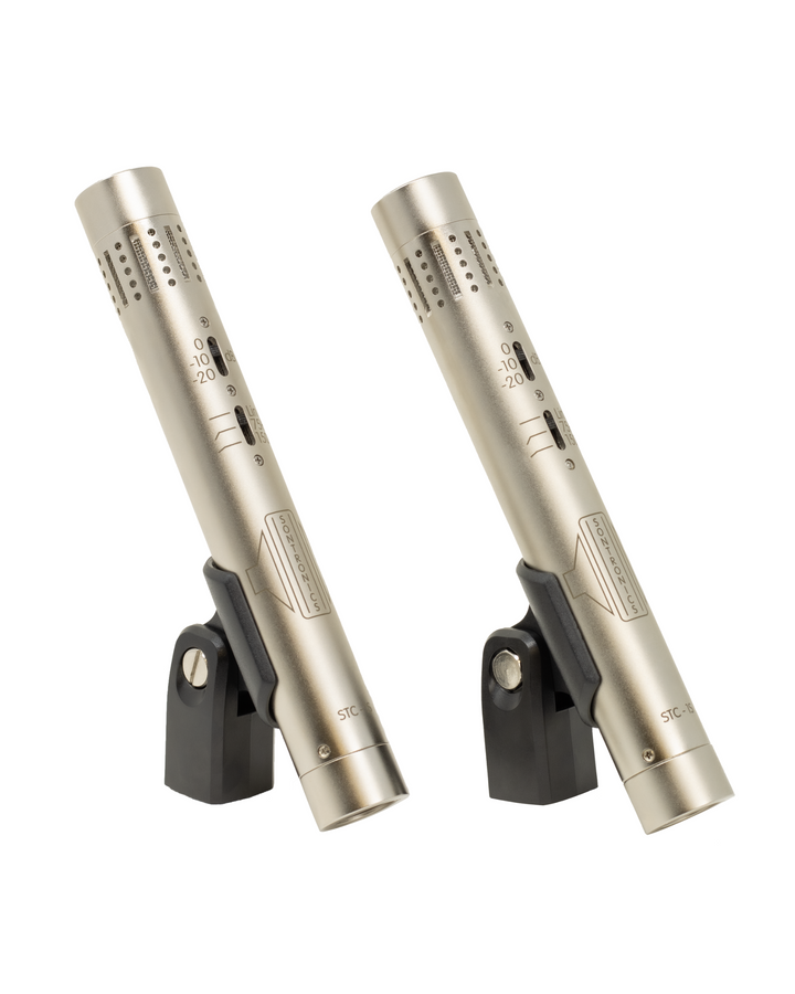 Sontronics Sontronics STC-1S - Matched Stereo Pair of Condenser Microphones (Silver)