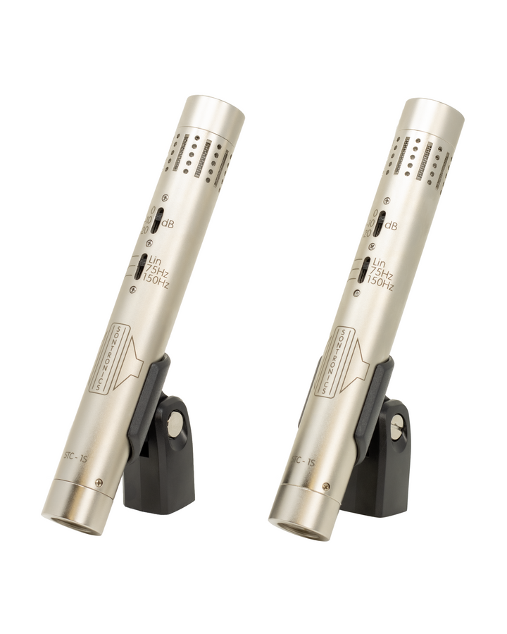 Sontronics Sontronics STC-1S - Matched Stereo Pair of Condenser Microphones (Black)